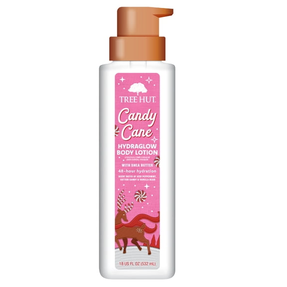 Tree Hut Candy Cane Hydraglow Body Lotion, 18 fl oz
