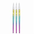 thumbnail image 1 of 3 pcs Nail Art Drawing Pen Painting Aluminum Liner Manicure Drawing Brush for Beauty Salon, 1 of 5