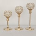 thumbnail image 2 of Candelabro de boda de estilo europeo, accesorios para candelabros individuales, adornos artesanales huecos de cristal, 2 of 5