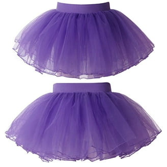 inhzoy Girls Tutu Skirts 4 Layers Tulle Skirt Ballet Dance Skirt