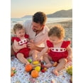 thumbnail image 5 of Cenuakty Baby3M 6M 12M 18M Girls Romper, Fly Sleeve Strawberry Infant Bodysuit Summer Clothes for Casual Daily, 5 of 8