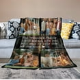 thumbnail image 4 of Custom Blanket with Picture Text Customized Photo Throw Blanket for Adult, Kids Personalized Family Photo Blanket for Mom, Dad, Grandma, Grandpa, Memorial Gifts for Christmas, Anniversary, Birthday, 4 of 6