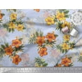 thumbnail image 2 of Soimoi Poly Georgette Fabric Floral & Leaves Tropical Print Fabric by Yard 42 Inch Wide, 2 of 2