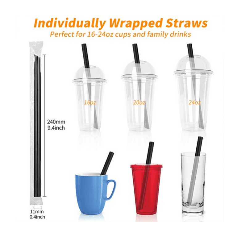 50 BOBA FAT STRAWS Extra Wide 9 X 1/2 Fat Drinking Straws Solid Colors by  Buddha Bubbles Boba -  Sweden