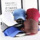 thumbnail image 2 of Jumpingount Hombres Mujeres Primavera Verano Gorra de béisbol lisa Sombrero Curvo Visera Sombreros Color sólido Moda Gorras ajustables Sombreros café Jumpingount PS15982-12, 2 of 6