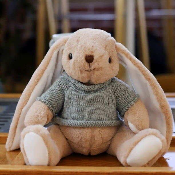 Fiudx Conejito de Peluche, Suave y Tierno, Regalo de Apoyo Emocional, Adorable Juguete para Amigos, Familiares y Novias, Ideal para Todas Las Edades, Ideal para Momentos Acogedores, 25 Cm.