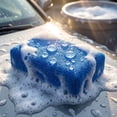 thumbnail image 3 of Car Applicator Sponge Block, Rectangular Polishing Pad Smooth Finishing, Soft Material for Waxing Buffing Exterior Paint Care, Blue 4.72x3.15x1.57in, 3 of 6