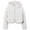 White, variant on Kogui Kids Faux Fur Jacket Ribbed Plush Open-Front Warm Winter Coat Girls Outerwear 7T 8T (White,7-8 Years)