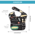 thumbnail image 4 of Hirioo Vegetable Quiche for Baby Waterproof Pocket Bib Adjustable Closed for Babies Toddlers with Large Pocket 6-24Months, 4 of 8