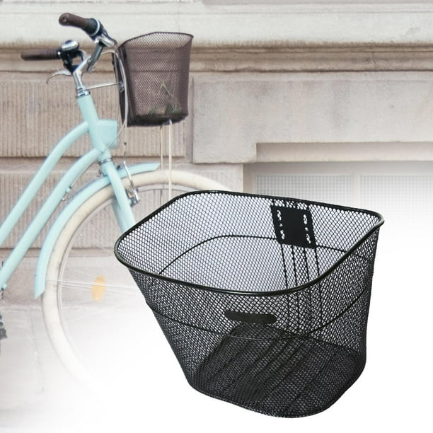Panier Vélo électrique En Fer Noir – Accessoire Robuste Pour Vélo, Sans Marque