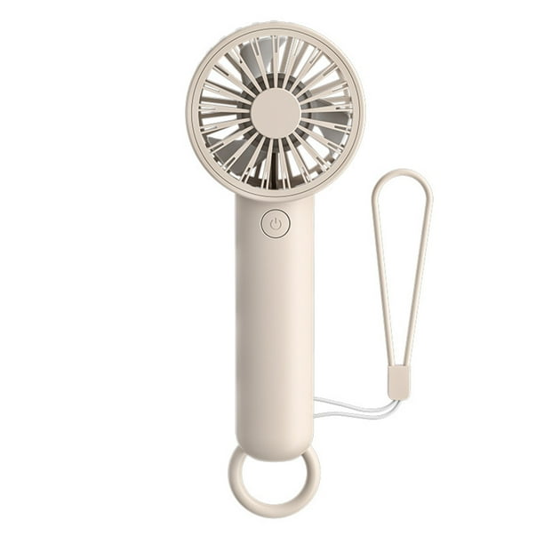 Ventilador Portátil de Mano USB Mini, Multifunción, 3 Velocidades, Tipo C, Recargable, con Mosquetón para Viajes Al Aire Libre B