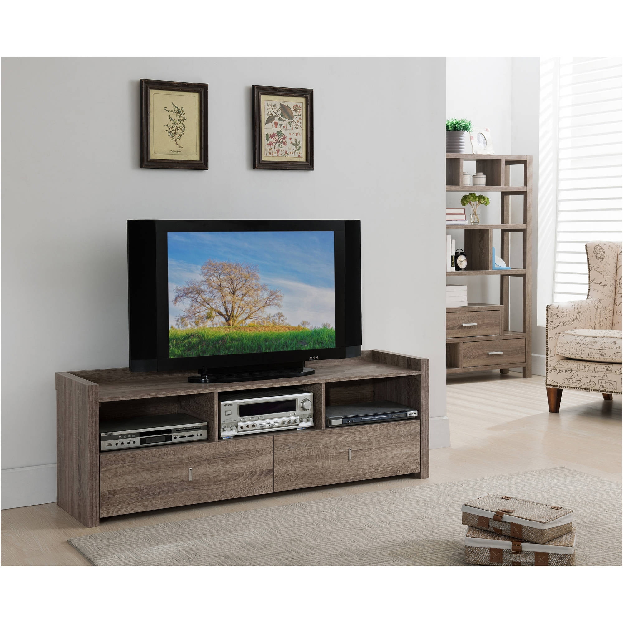 Furniture of America Eleanora Contemporary TV Stand for up to 60
