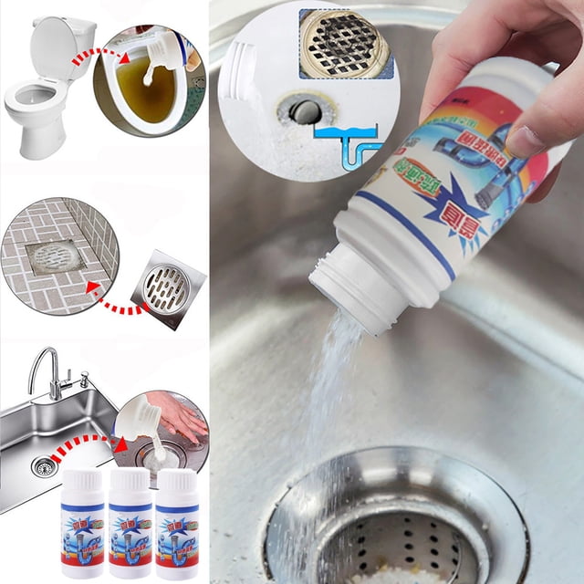 Kbndieu Dredging Agent Kitchen Sewer Pipe Deodorant Strong Pipelin E Dredge Agent Toilet Cleaning Tool Home Essentials