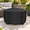 Round - 22”D x 16”H, variant on Rectangular Fire Pit Cover 42x24 Inch - Upgraded 600d Heavy Duty Waterproof Uv & Resistant Propane Table Black