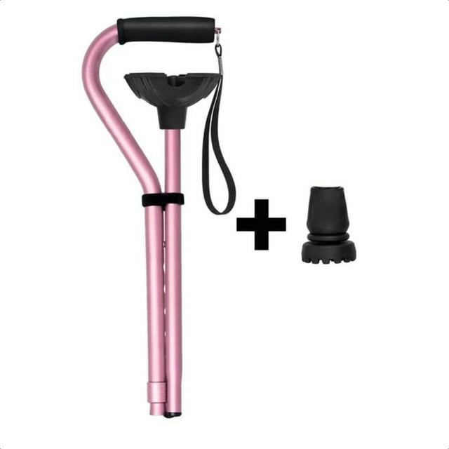 Dsseng Canne de Marche Réglable Légère et Robuste pour Hommes et Femmes avec Poignée Coussinée Déportée - Aide à la Mobilité Portable pour Aînés