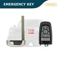 thumbnail image 2 of AKS KEYS New Replacement Uncut Smart Remote Emergency Key Blade Insert For Ford (2 Pack), 2 of 4