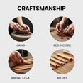 thumbnail image 6 of Avyya Hand Rolled Incense Sticks (30Total), Charcoal-Free, Recycled Flowers – Perfect for Positivity, Aromatherapy, Healing, Yoga, Meditation, Relaxation and Spiritual Vibe. (30, Saffron), 6 of 7