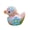 Blue, variant on Dserhfy 12Pcs Mini Resin Floral Ducks Colorful Miniature Duck Figurines Cute Mini Animal Collectibles for Fairy Garden Decor DIY Crafts Fish Tank Decoration