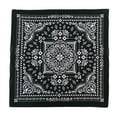 thumbnail image 2 of (5 pack) Hello Hobby Fashion Cotton Unisex Bandana, Black Paisley, 2 of 6