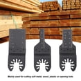 thumbnail image 4 of Oscillating Saw Blade, 3Pcs Oscillating Multi Tool Saw Blades  Cutting Tool for Metal Wood Plastic Multitool, Power Oscillating Tool Blades, 4 of 8