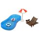 thumbnail image 1 of Dollhouse Beach Set Miniature Swimming Pool SwingRing Beach Chair for Playhouse Dollhouse Decorations Child Party-Favor, 1 of 4