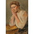 thumbnail image 3 of Jacob Nöbbe 11x14 Black Modern Framed Museum Art Print Titled - Portrait Daughter Elsa (1908), 3 of 5