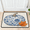 Color 1, variant on Herdesigns Fall Pumpkin Chinoiserie Front Door Mat, Absorbent Muddy Dirt Resist Doormat for Outdoor Indoor, Non-Slip Doormat for Entryway, 16" x 24"