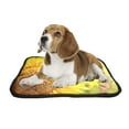 thumbnail image 2 of PKQWTM Sunflower and monarch butterflies Pet Dog Cat Bed Pee Pads Mat Cushion Potty Dogs Blankets Crate Bed Kennel 14x18 inch, 2 of 3