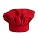 thumbnail image 3 of Uncommon Threads 0100-1900 Chapeau de Chef Poplin en Rouge, 3 of 4