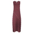 thumbnail image 4 of Women Summer Dresses Plus Size, Women's Summer Sexy Fashion Printing Sleeveless V-Neck Dress(Wine,XL), 4 of 5