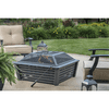 SRFP21610 35 inch Tapered Square Fire Pit
