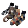 thumbnail image 2 of 5 Pairs of Mens Winter Soft Warm Cold Knit Wool, 2 of 6