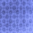 thumbnail image 1 of Ahgly Company Indoor Square Oriental Blue Industrial Area Rugs, 7' Square, 1 of 4