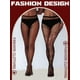 thumbnail image 5 of Medias tipo pantimedias Skylety, lencería con tirantes de red, 6 pares, 5 of 7