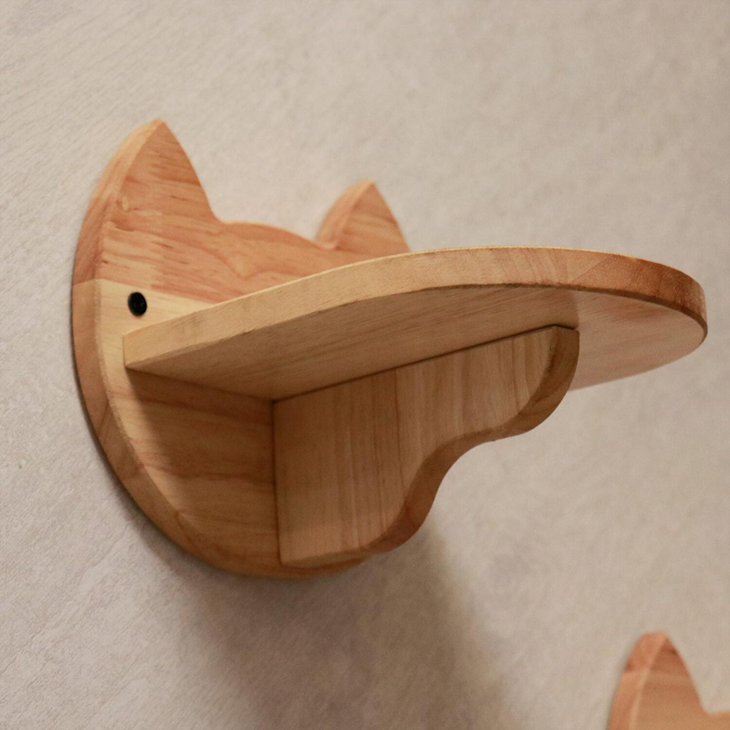 PETOMG Cat Wall Steps, Cat Shelf, Cat Ladder, Cat Walks(2PCS)| Rubberwood