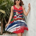 thumbnail image 3 of Dominican Republic Dress Fashion Beach Long Dresses Female Party Printed Sundress, 3 of 7