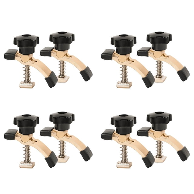 Kit de Mini Abrazadera de Sujeción de 8 Piezas, Abrazadera de Enrutador CNC para Carpintería y Metalurgia, con Máquina Enrutadora CNC 3018