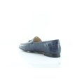 thumbnail image 7 of Sam Edelman Loraine Navy Croc Leather Fashion Rounded Toe Slip On Loafers (Black Bertel, 7.5), 7 of 7