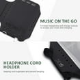 thumbnail image 5 of MATEPROX Sweatproof Cell Phone Armband, Running Phone Holder for iPhone 16 15 14 13 Pro XR SE S22 S24, Black, 5 of 7