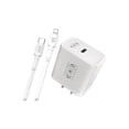 thumbnail image 1 of Cargador Control Expert Compatible Con iPhone Cable Tipo C Carga Rápida 20w Color Blanco, 1 of 10