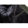 thumbnail image 4 of Men’s Water Resistant Stand Collar Fleece Lined Casual Outwear Full Zip Jacket (Olive, 2XL), 4 of 4