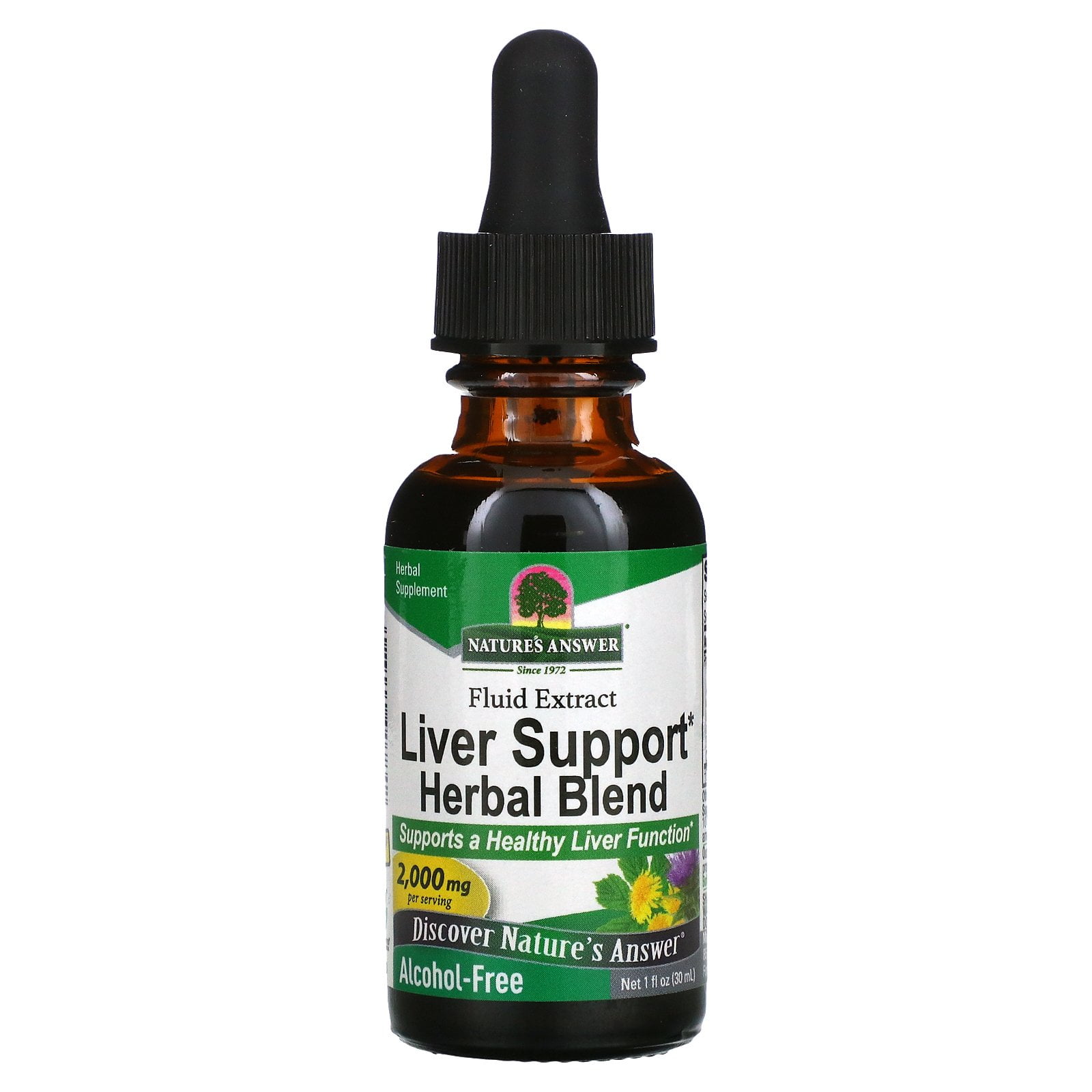 Nature's Answer Liver Support Herbal Blend, Fluid Extract, AlcoholFree