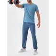 thumbnail image 2 of TRKIYQC Hombres Moda Pantalones Sueltos Color Sólido Ligero Cordón Cintura Elástica Pantalones Primavera Verano Casual Jogger Pantalones Pantalones De Chándal TRKIYQC moda, 2 of 9