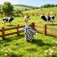 thumbnail image 6 of Nkmbld Porch Goose Clothes, Spring Summer Cow Goose Decor for Cement Plastic Goose Statue Decor, Lawn Porch Goose Clothing for Patio Yard Decor, 6 of 9