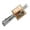 Silver, variant on PUGS Games RPG Pickup Groups LFG Rogue Wizard Warrior Ranger 2 Square Tie Bar Clip Clasp Tack- Silver or Gold