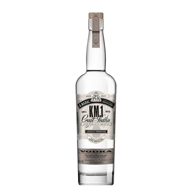 Pack de 12 Vodka KM.1 Kraft 700 ml