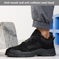 thumbnail image 4 of Steel Toe Cap Trainers Safety Trainers Mens Womens Lightweight Safety Shoes Non Slip Work Shoes Breathable Comfortable, 4 of 7