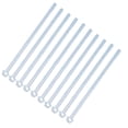 thumbnail image 2 of Half Thread  10 Pcs Half Thread  Fine Thread Carbon Steel Sturdy Lengthened Hex Half Tooth, 2 of 8