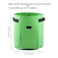 thumbnail image 3 of TOPCHANCES 2pcs/set Grow Bags 7 Gallon Plant Potato Carrot Tomato Onion, Double Layer Premium Breathable Nonwoven Cloth with Strap Handles, 3 of 8