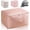 Bean Paste Pink, variant on Ultra Space Saving Self Compression Organizer Storage Bag — Large Dustproof & Moisture-Proof Compression Tote for Comforters, Blankets, Clothes & Bedding